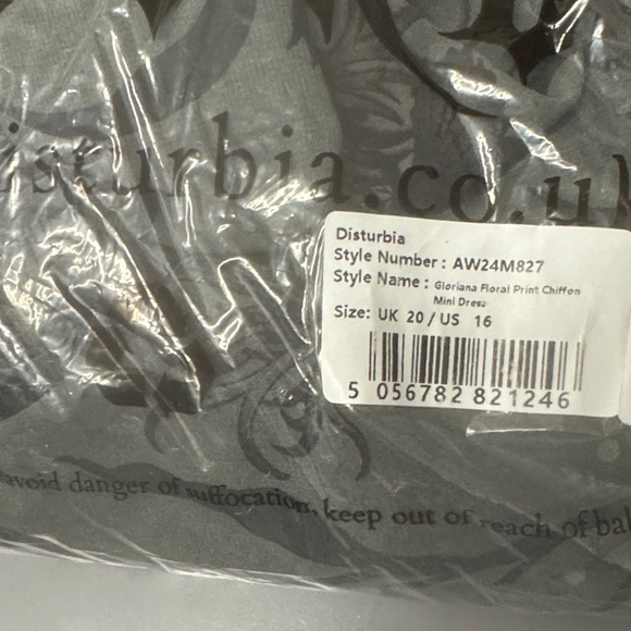 Disturbia Dark Gray Moonlit Dress - Picture 6 of 7